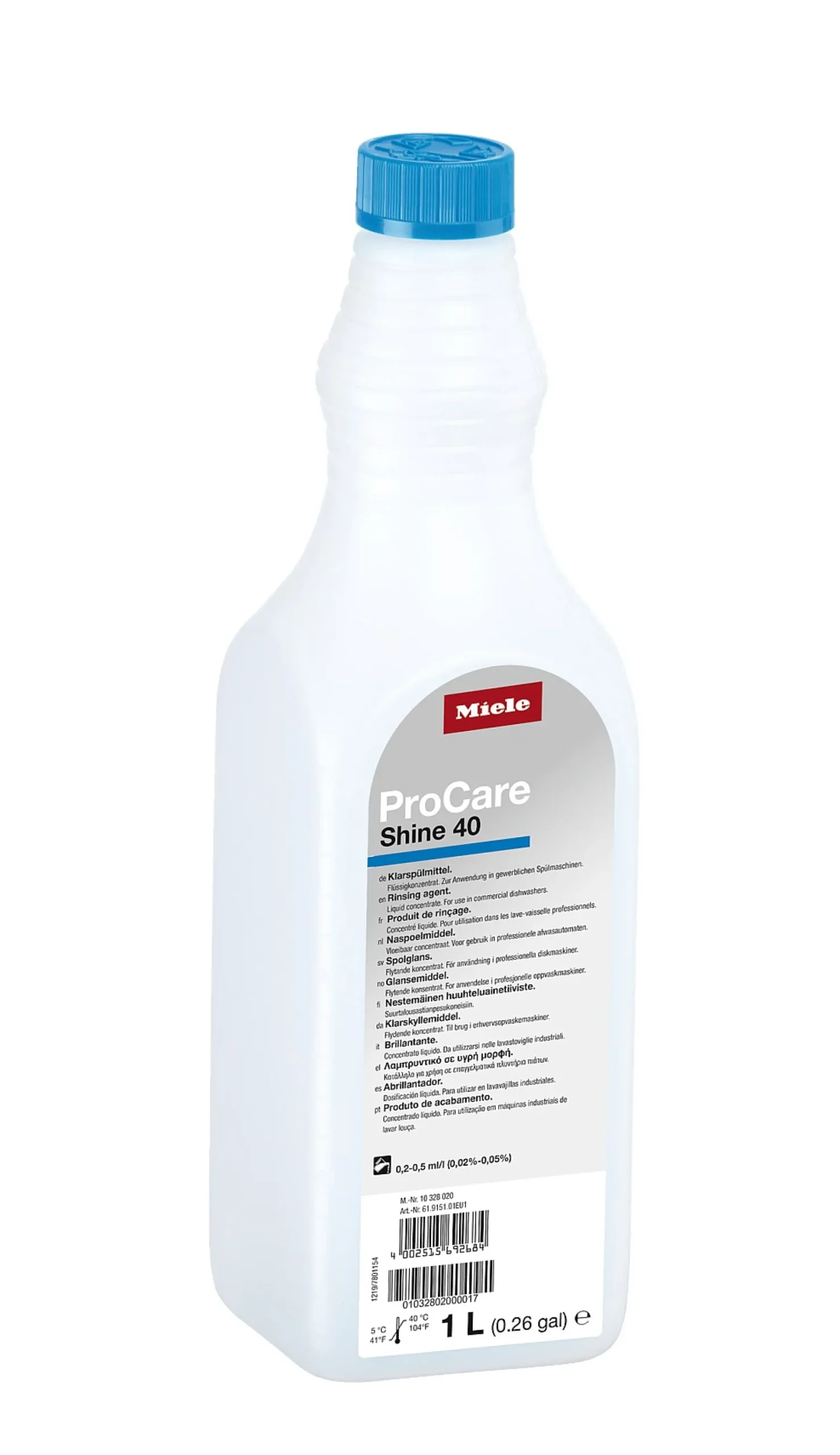 Miele Klarspuler, 1 L- Professionelle Reinigungsmittel