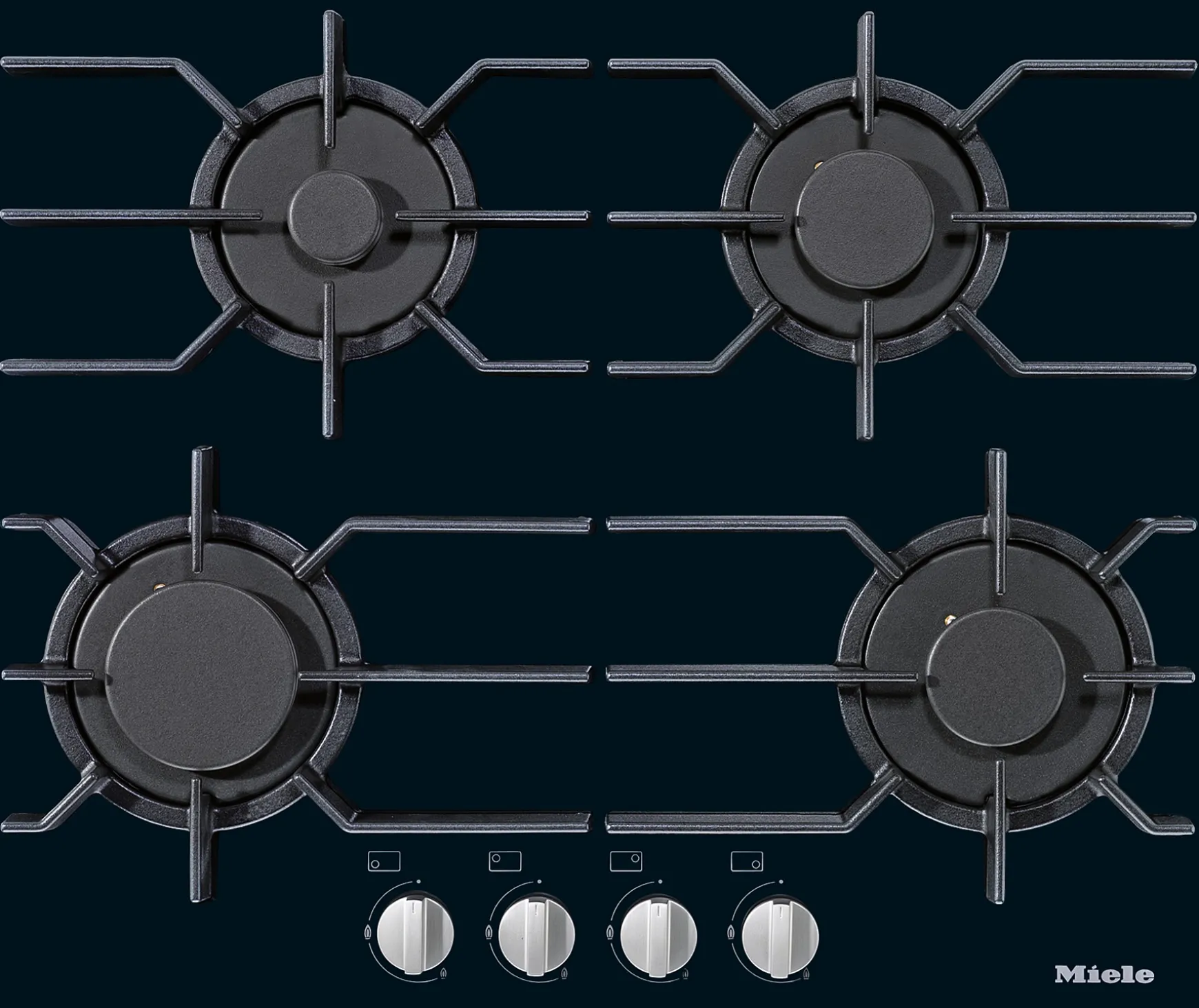 Miele Km 3010 G- Kochfelder