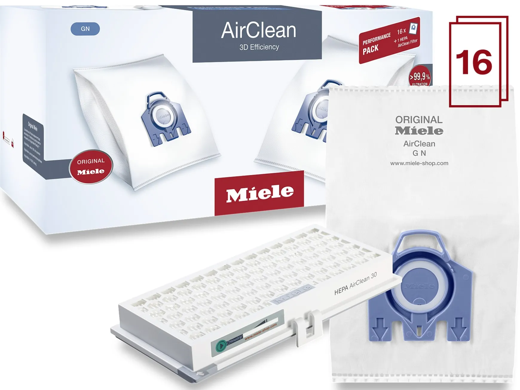 Miele Leistungspaket Airclean 3D Efficiency Gn 30- Zubehör