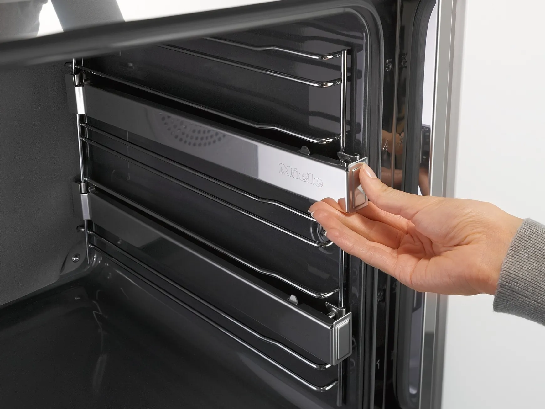 Miele Original Self Clean Ready Flexiclip-Teleskopschienen- Kuchenzubehör