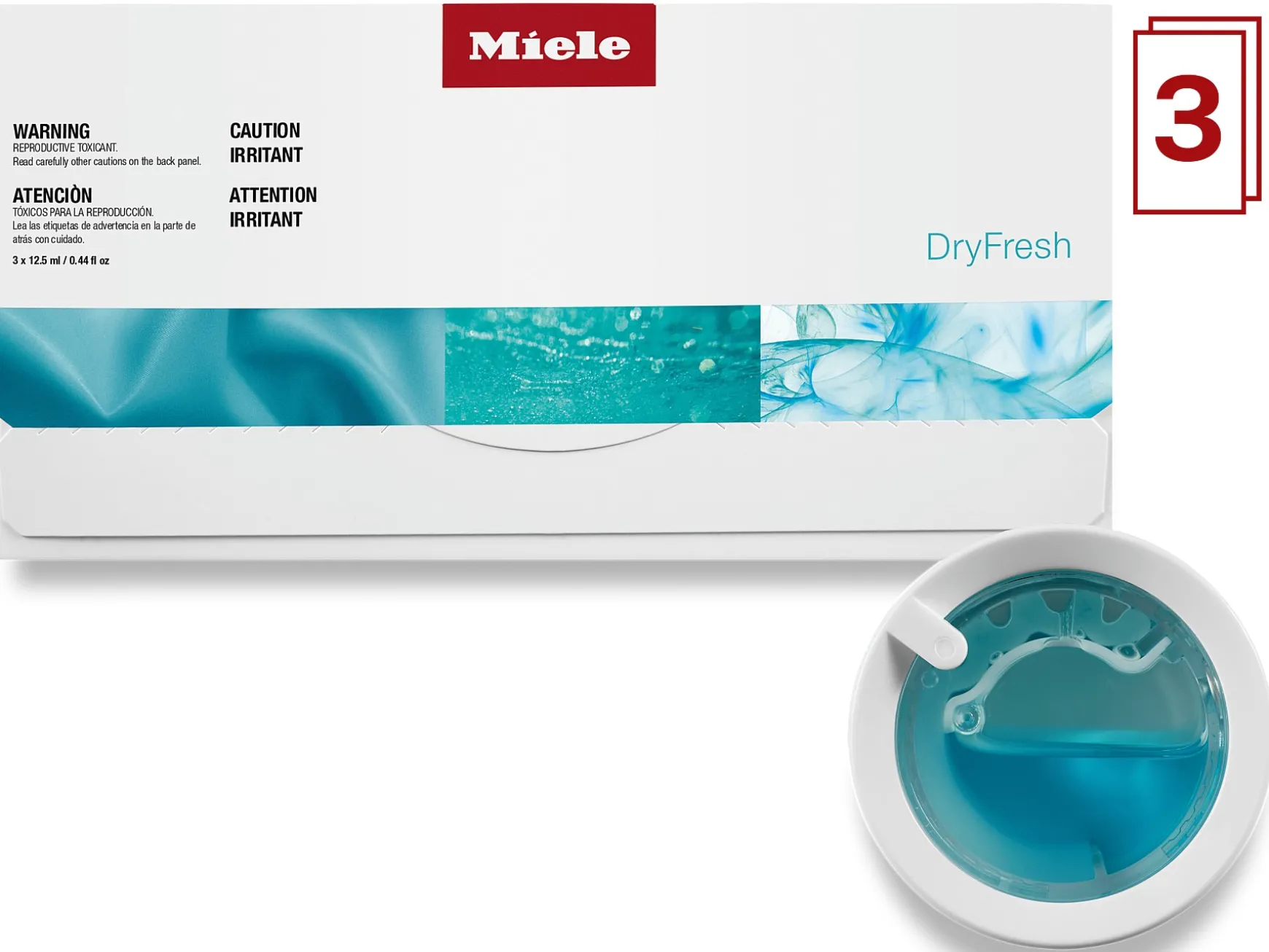 Miele Set Mit 3 X Dryfresh-Duftflakons- Dufte Fur Waschetrockner