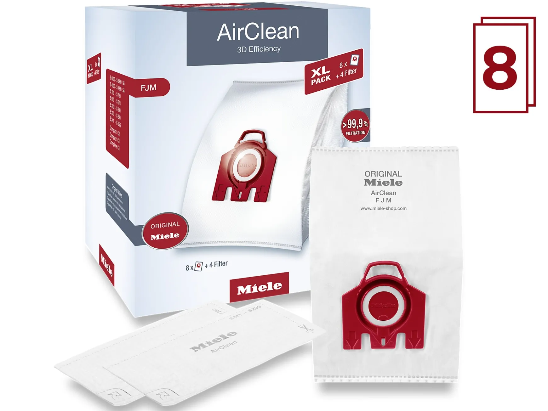 Miele Xl-Pack Airclean 3D Efficiency Fjm- Zubehör